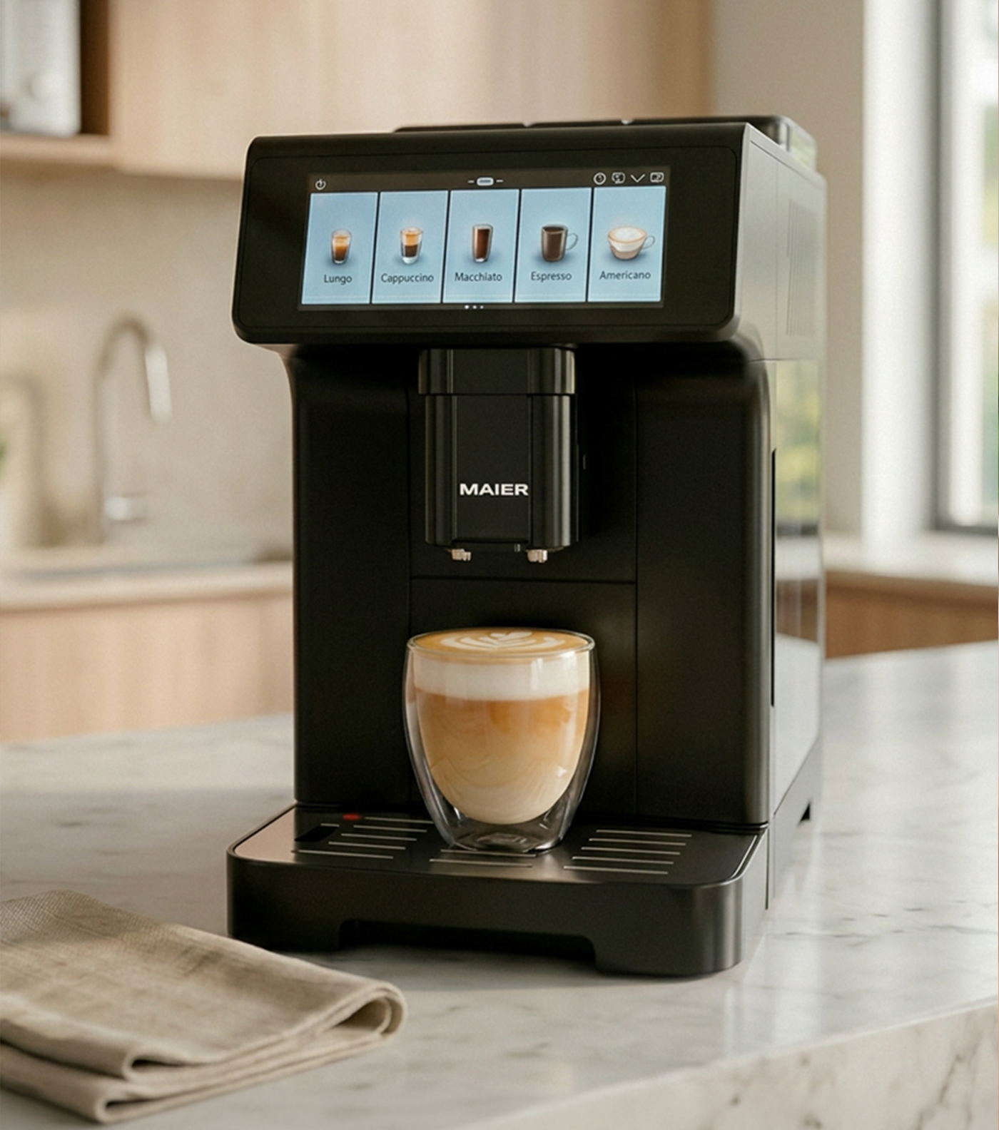 f1 Cafetera Superautomática Maier Barista MB900S - Imagen 1
