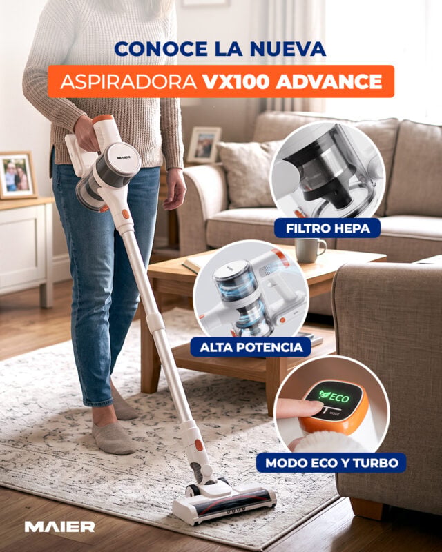 Aspiradora Inalámbrica Maier VX100 Advance