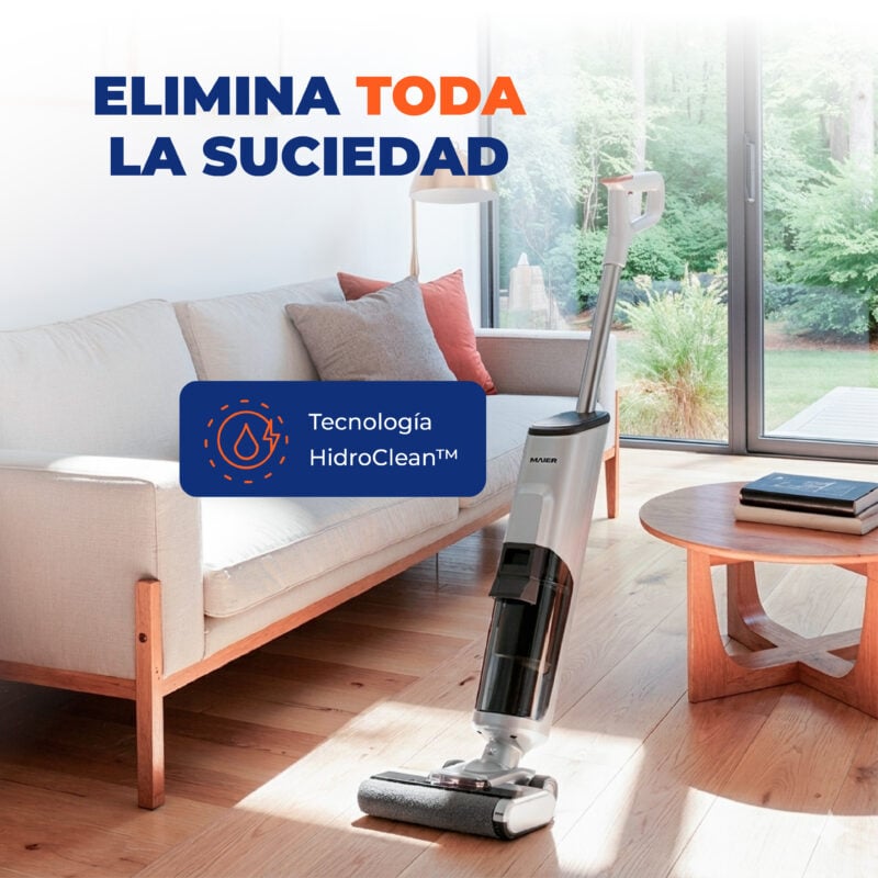 Aspiradora Trapeadora Inalámbrica Maier MX100