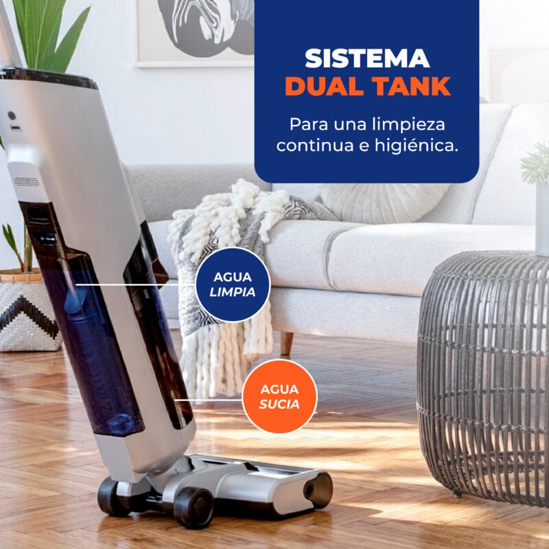 Aspiradora Trapeadora Inalámbrica Maier MX100