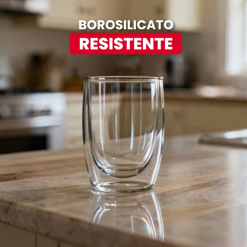 Set Vasos Doble Pared 80 ml