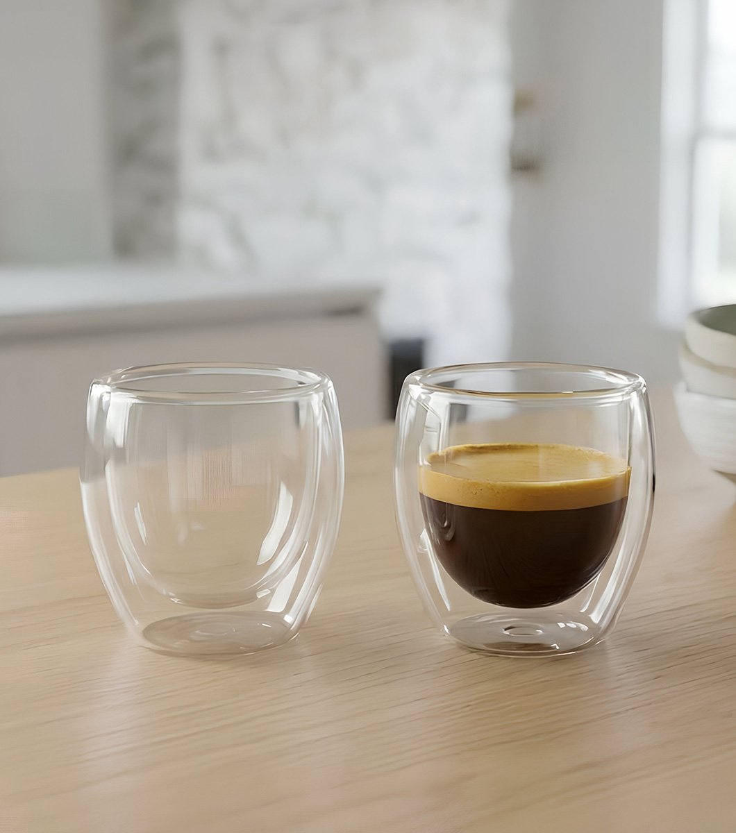 vasos 80 ml Set Vasos Doble Pared 80 ml - Imagen 1